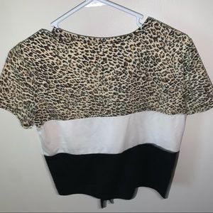 Shein Multi Print Tied Top